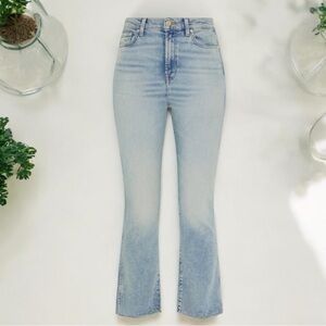 NEW 7 For All Mankind High Waist Slim Kick Cropped Jeans Women’s Size 31